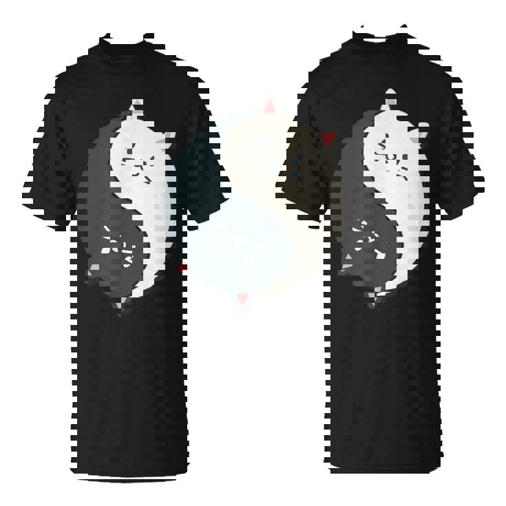 かわいい猫と一緒に陰陽師のサイン I Karma Yoga Cat Tシャツ