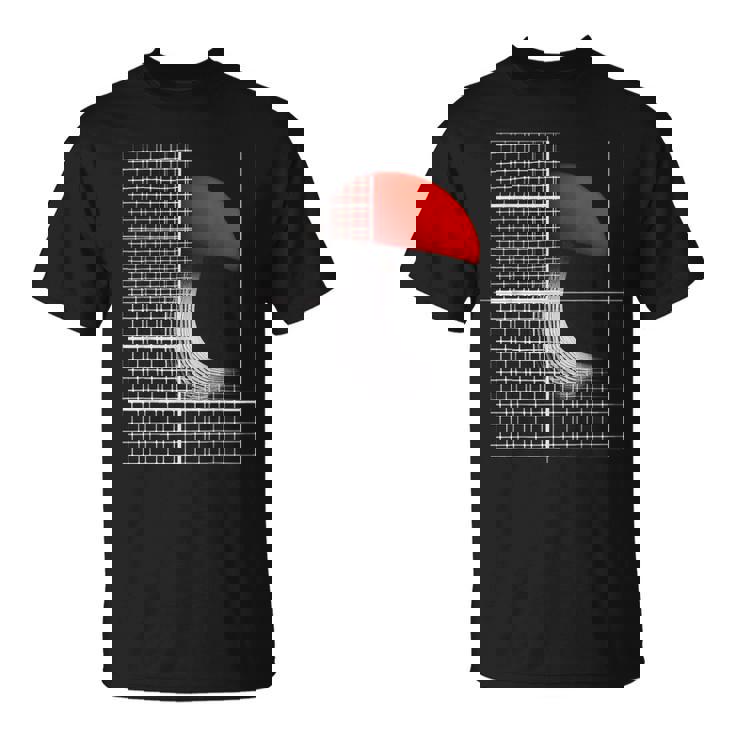 きのこ 建築 アート イラスト モチーフ きのこ Tシャツ