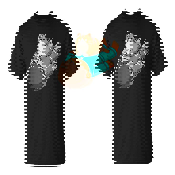 くつろぐ猫 Relaxing Cat Tシャツ