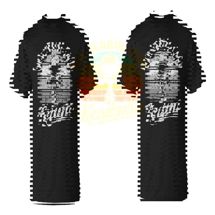 けん玉 ヴィンテージ サンセット デザイン レトロ 剣玉 スピリット オブ けん玉 Tシャツ