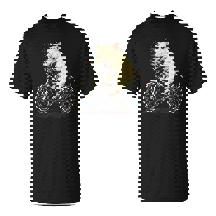 げっ歯類と白いネズミ愛好家のためのクールなサイクリングラット Tシャツ