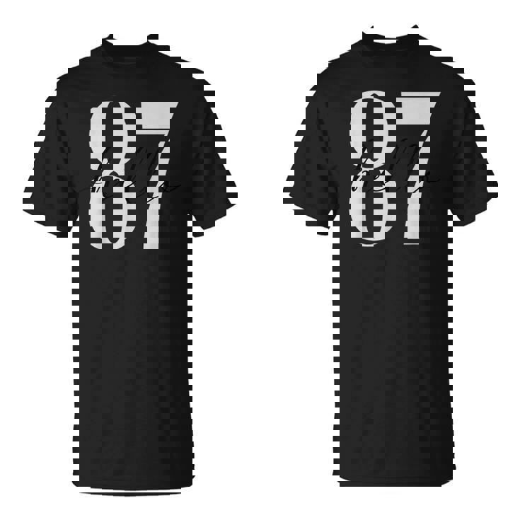 こんにちは 87歳誕生日ようこそ 87 Tシャツ