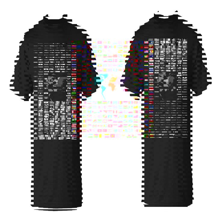 すべての国 世界の国旗 287 国旗 国際 Tシャツ