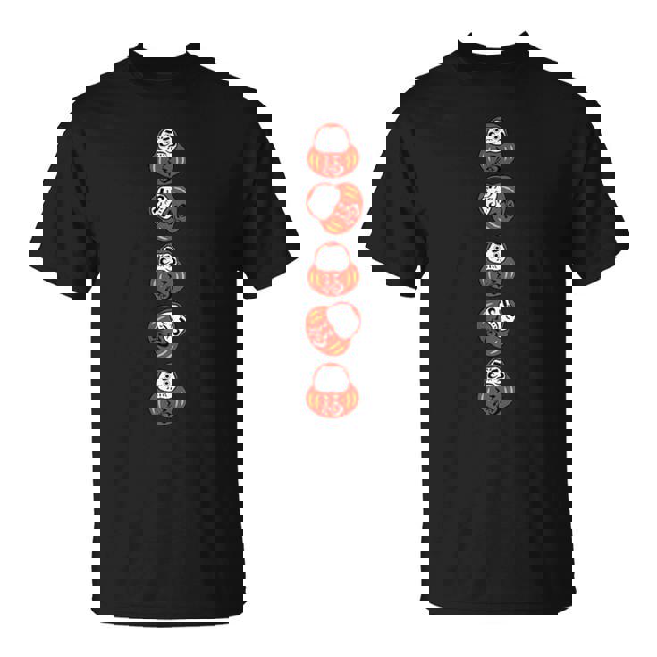 だるま 和柄 おもしろ 福 Tシャツ