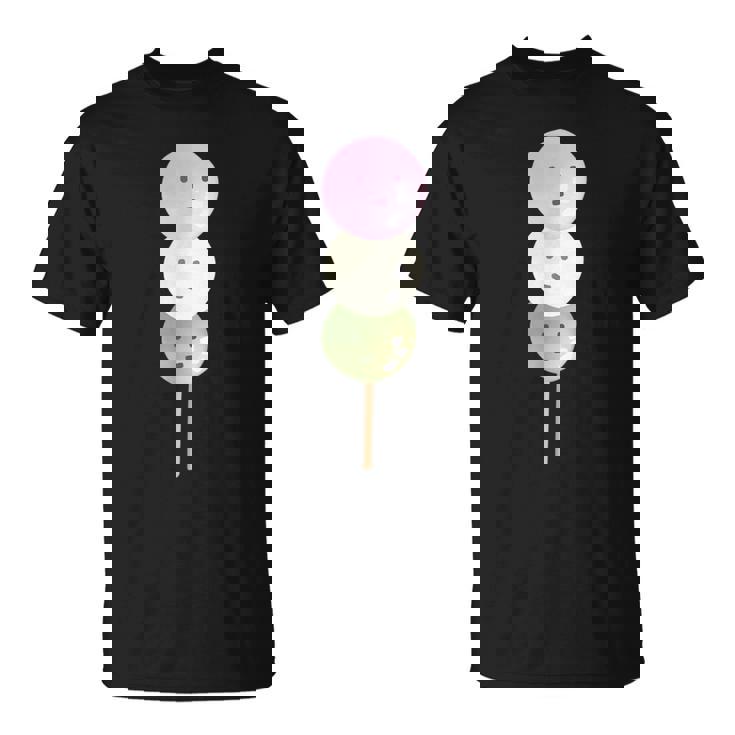 だんご 団子 和菓子 三色団子 三兄弟 だんご好き かわいい おもしろ しろ Tシャツ