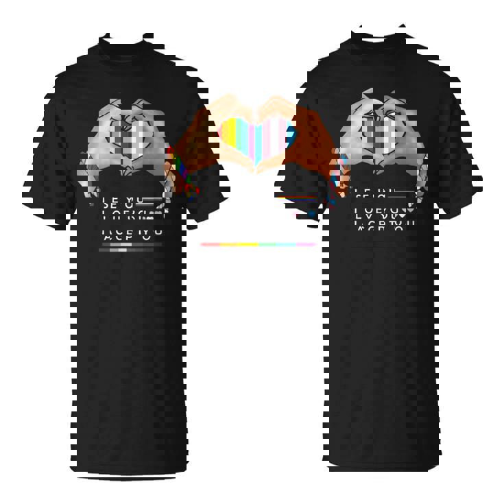 なるほど、愛してる、受け入れるよ、Lgbtqの味方プライド Tシャツ