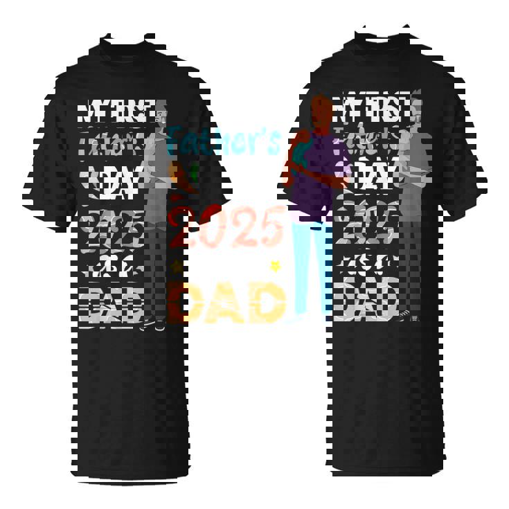 はじめての父の日2025年 赤ちゃんの誇り高きパパを持つお父さんとして Tシャツ