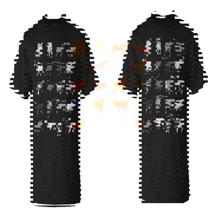 ふれあい動物園 たくさんのヤギ Tシャツ