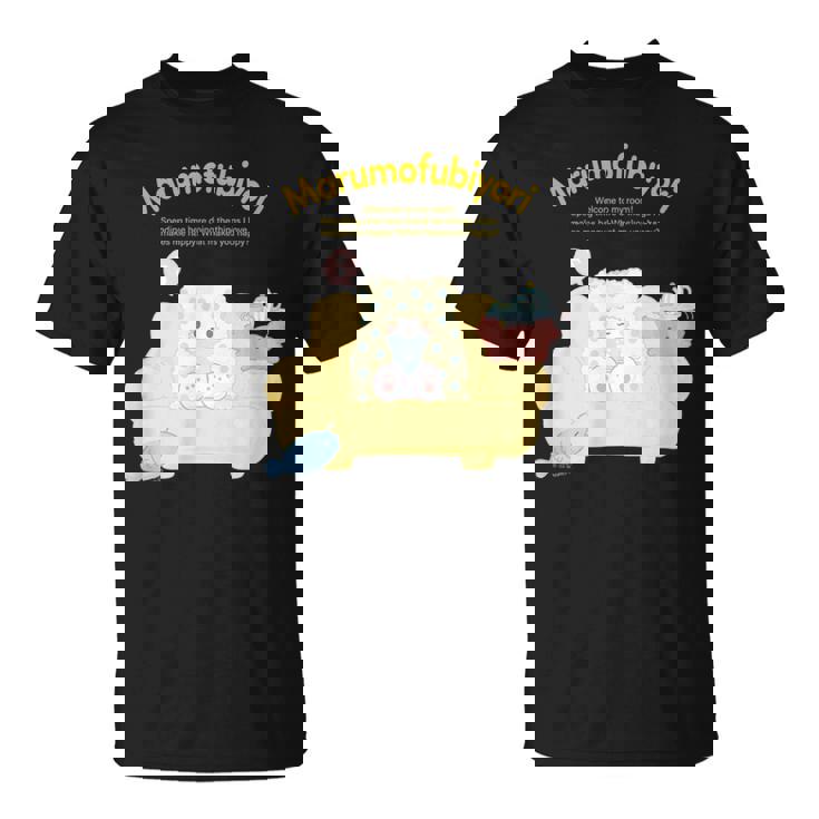 まるもふびより ハピネスマイルーム Tシャツ