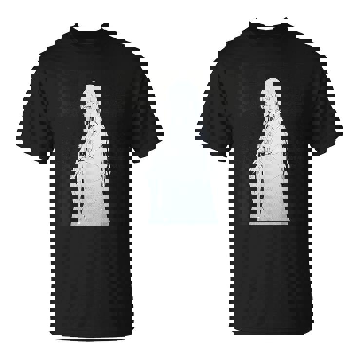 ゆきおんな アニメ キャラクター 日本語脚本背景 Tシャツ