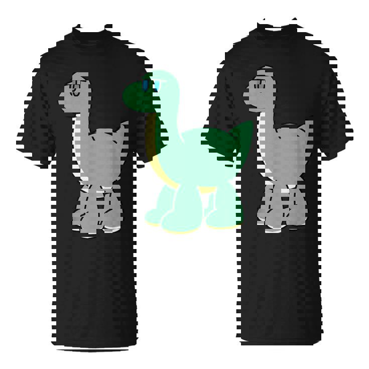 ゆるい恐竜のキャラクターイラスト_ブラキオサウルス Tシャツ