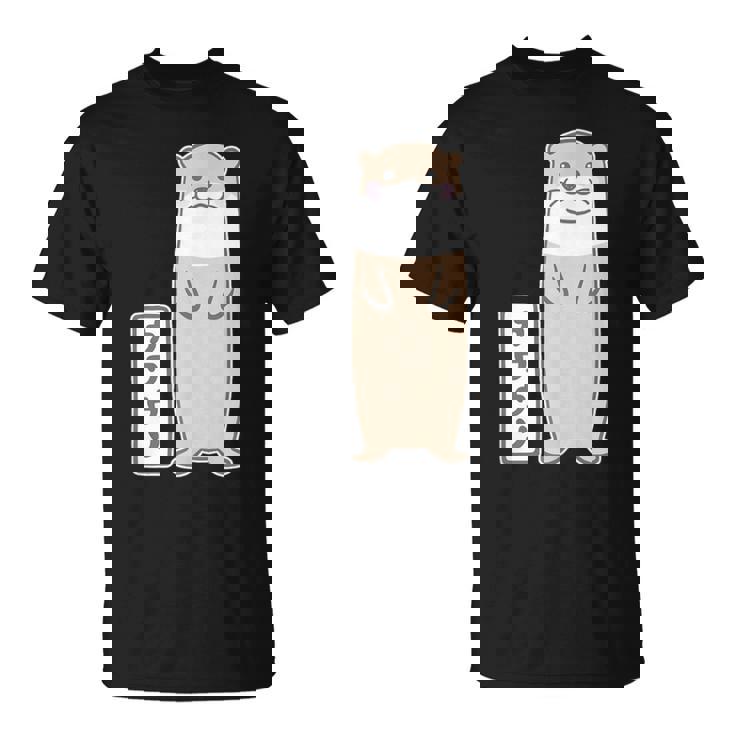 ゆるカワウソさん（Aタイプ）コツメカワウソ【どうぶつフレンズ】動物 ゆるくて かわいい イラスト Tシャツ