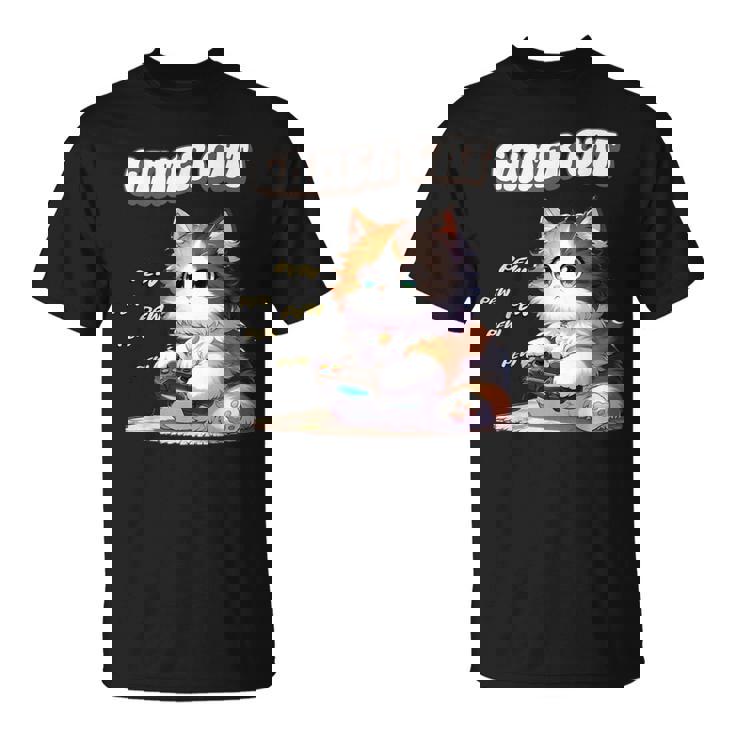 わがままゲーマー猫 ゲーム好き かわいい おもしろ マンガ アニメ オタク Tシャツ