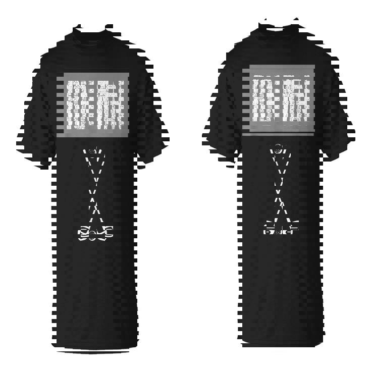 アイアンマンゴルフ愛好家のためのゴルフ愛好家 Tシャツ