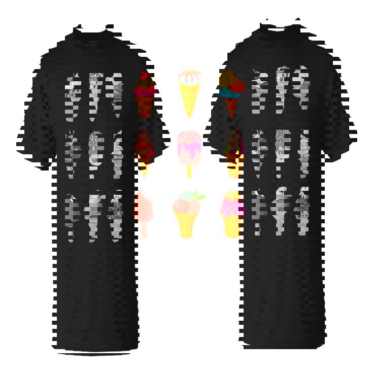 アイスクリーム アイスクリーム アイスクリーム販売ソフトアイスクリーム Tシャツ