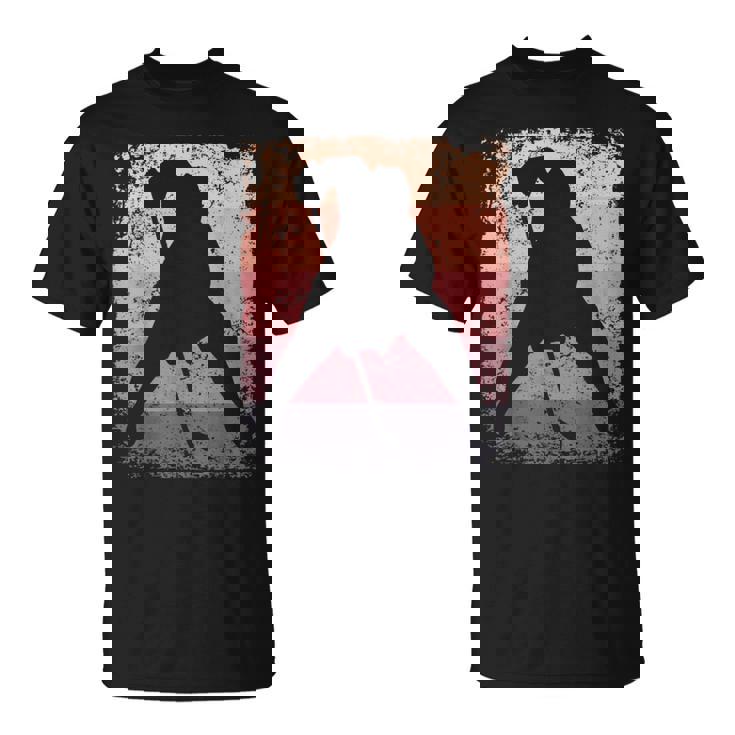 アイスホッケー プレーヤー ヴィンテージ ボーイズ アイスホッケー Tシャツ