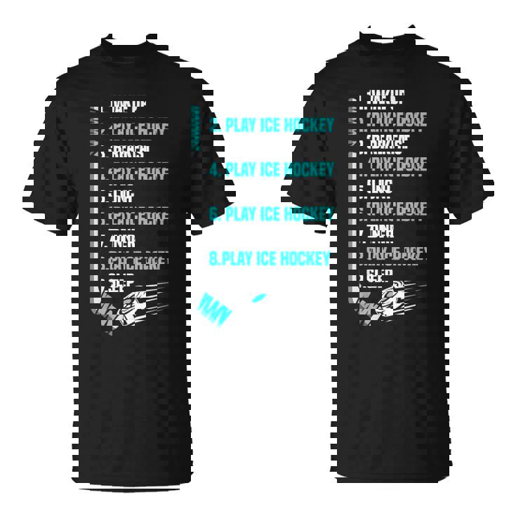 アイスホッケーデー 面白い アイスホッケー Tシャツ