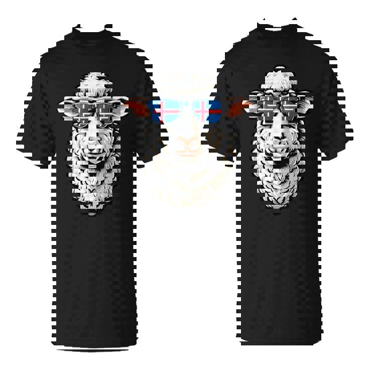 アイスランド土産 アイスランド製品 ハイキング おもしろ羊 Tシャツ