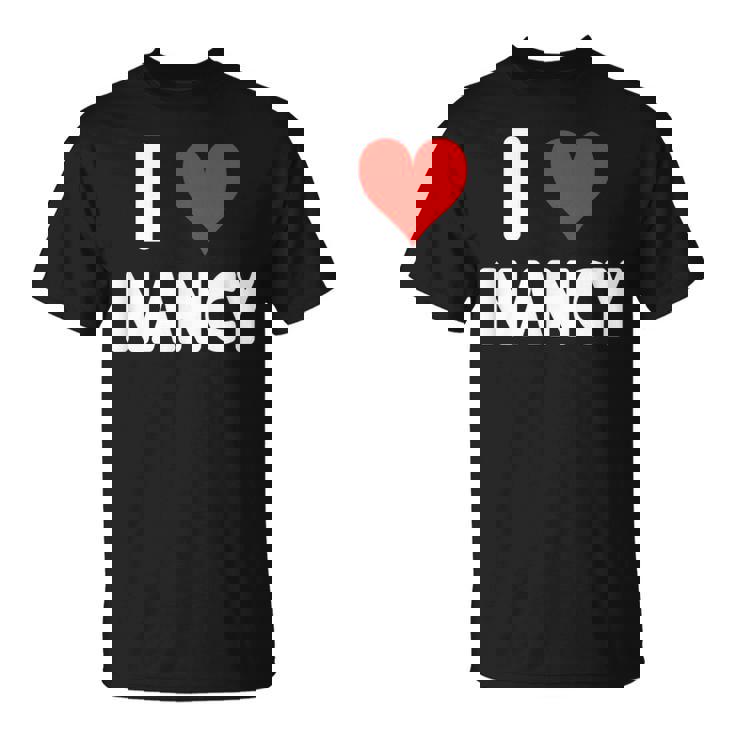 アイラブナンシー-ハート Tシャツ