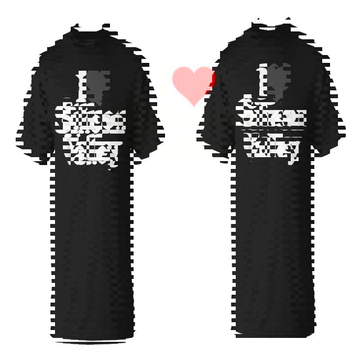 アイラブハートシリコンバレーv カリフォルニア Tシャツ