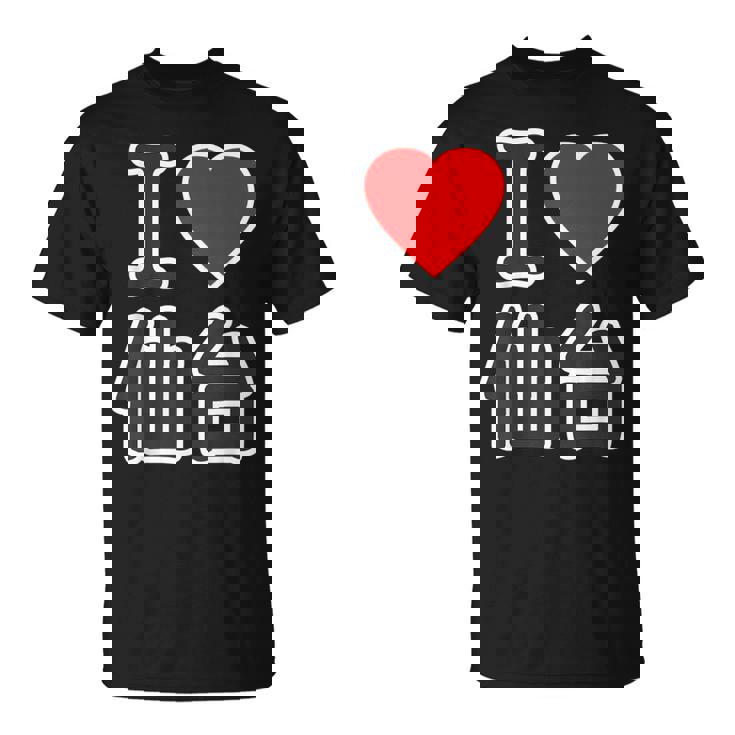 アイラブ・仙台（I Love ハート）宮城県 Big 大きな文字【47都道府県】ジモtティ 旅行お土産 面白 Tシャツ