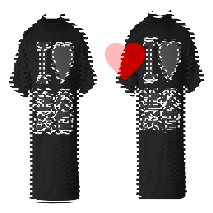 アイラブ・渋谷（I Love ハート）渋谷区 Big 大きな文字【東京23区】ジモtティ 面白い Tシャツ