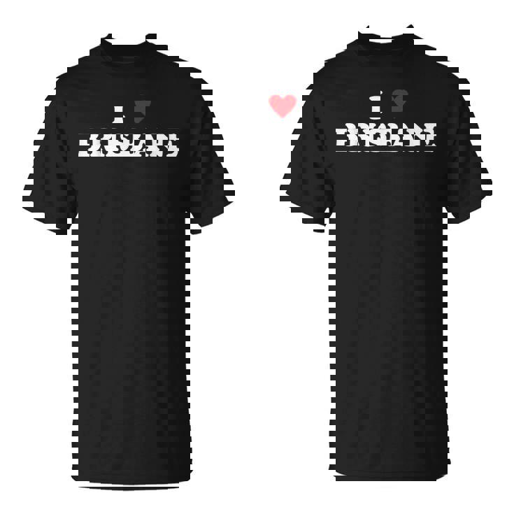 アイ・ハート・オーストラリア・シティ-アイ・ラブ・ブリスベン Tシャツ