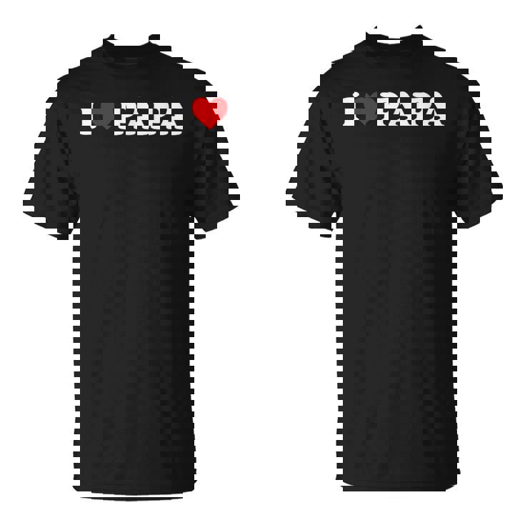 アイ・ラブ・パパ Tシャツ