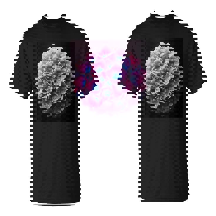 アジサイのようなアジサイの花 Tシャツ