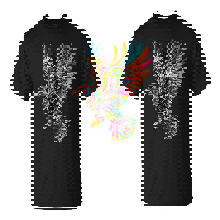 アステカ メキシコ神話 羽をつけた蛇 鷲 マヤ人 Tシャツ