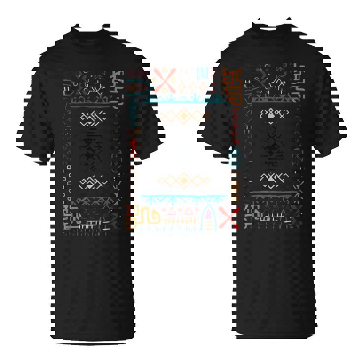 アステカ柄デザイン。 Tシャツ