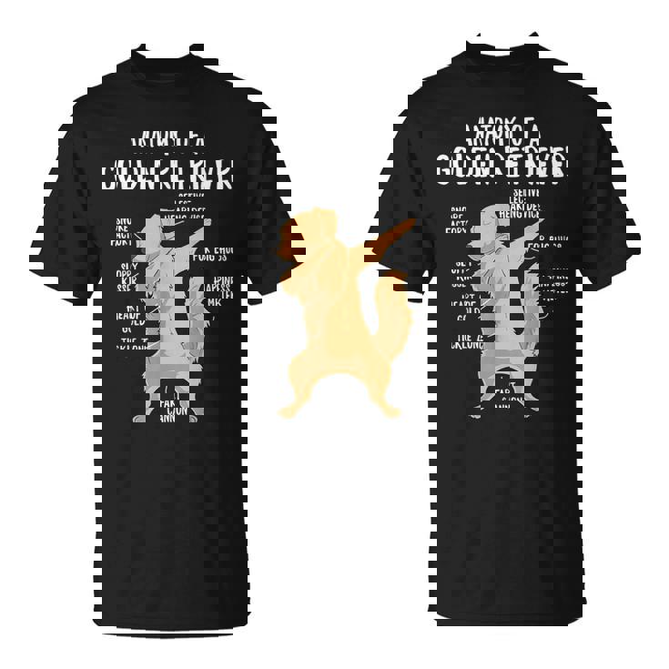 アナトミー・オブ・ア・ゴールデン・レトリバー 犬 オーナー 子犬 面白い キュート Tシャツ