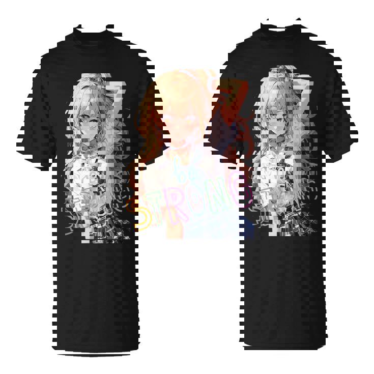 アニメ風イラスト ギャル 最強 可愛い女の子 Tシャツ