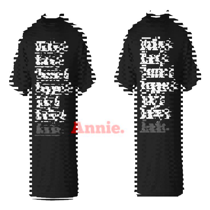 アニーの孤児たち Tシャツ