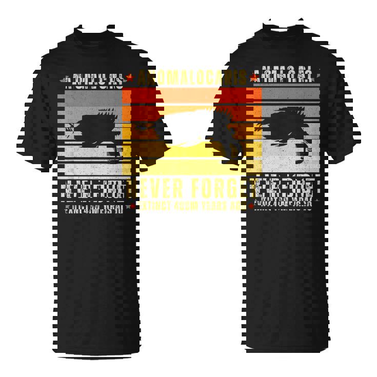アノマロカリスは絶滅した節足動物を決して忘れない Tシャツ