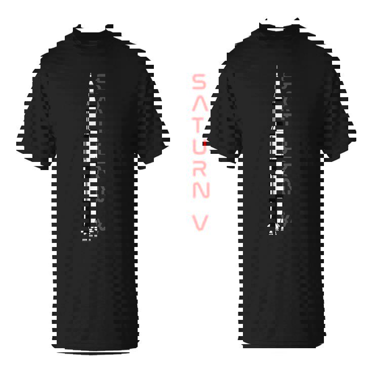 アポロ11号サターンv型月面宇宙ロケット Tシャツ