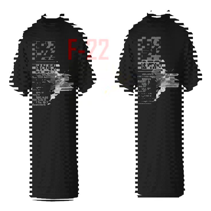 アメリカ航空機ステルス戦闘機 F22 ラプター Tシャツ