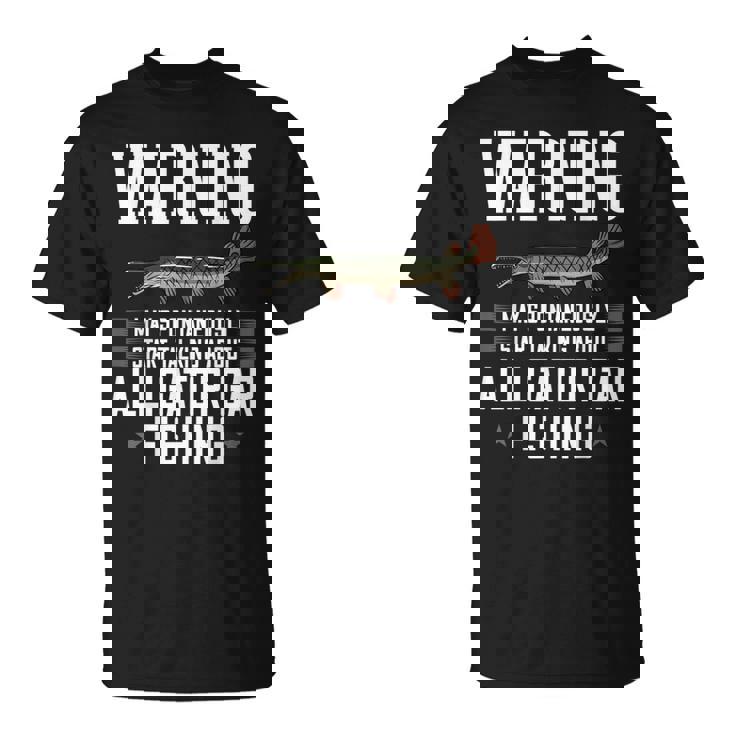 アリゲーターガーフィッシュギフト 釣り農場 Tシャツ