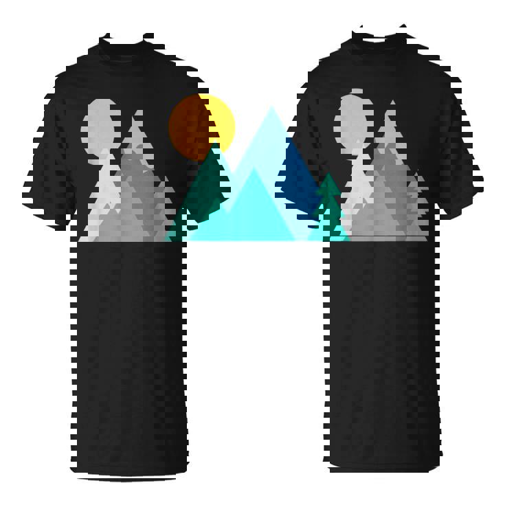 アルピニズム アルパイン・フォーゲット・ミー・ノット スキー マウンテンフラワー Tシャツ