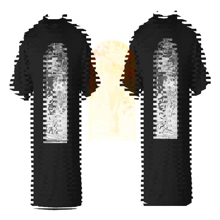 アルフォンス・マリア・ミュシャの「四季」-秋 Tシャツ