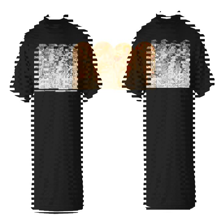 アルフォンス・マリア・ミュシャの季節 Tシャツ