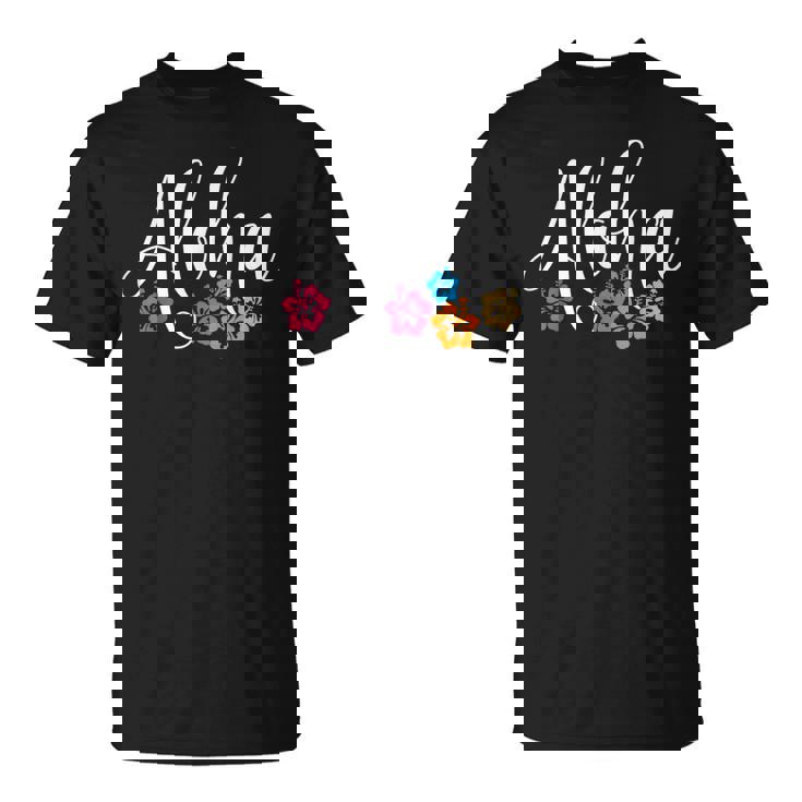 アロハ ハワイアン ハイビスカス フラワー サーファー マウイ カウアイ ハワイ Tシャツ