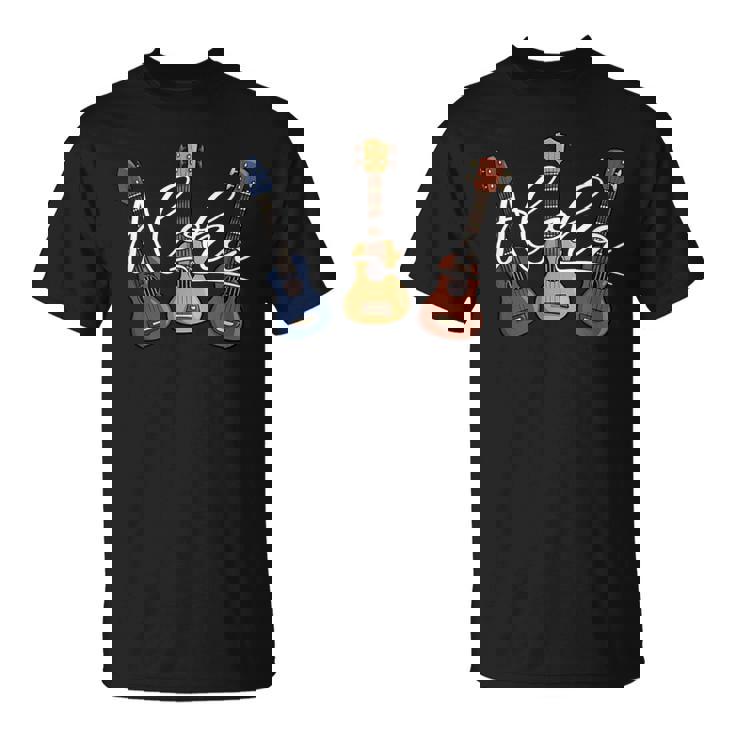 アロハ漫画 ウクレレ ハワイ ウケ ライフスタイル ウクレレ Tシャツ