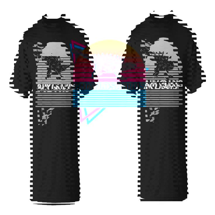 アンキロサウルス 恐竜 レトロ Tシャツ