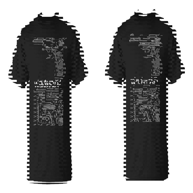 アンティークヴィンテージ第二次世界大戦 ワルサー P38 ガンコレクター用 Tシャツ