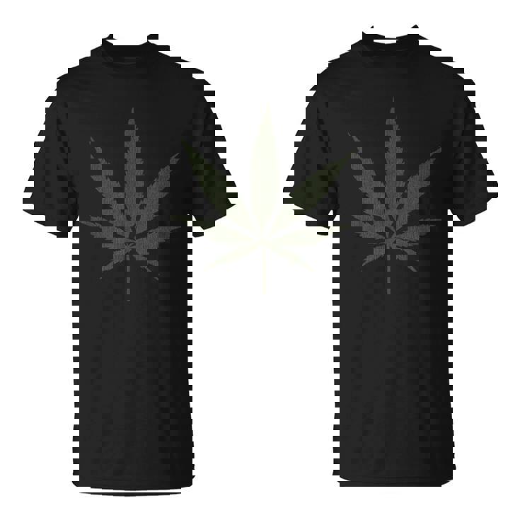 アンティーク調のウィードリーフtシャツ Tシャツ