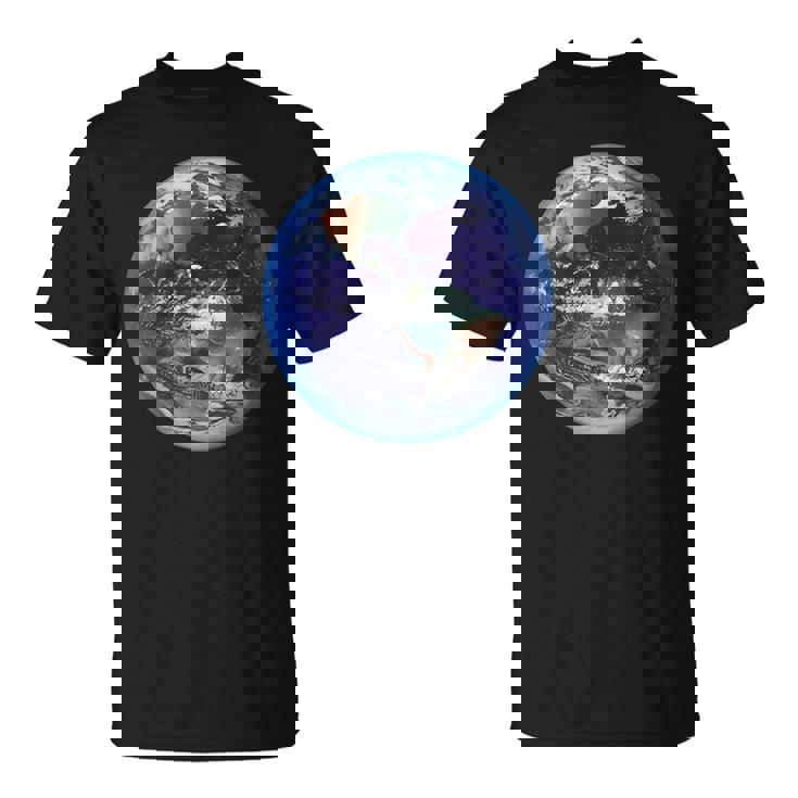 アースデイ用地球儀 Tシャツ