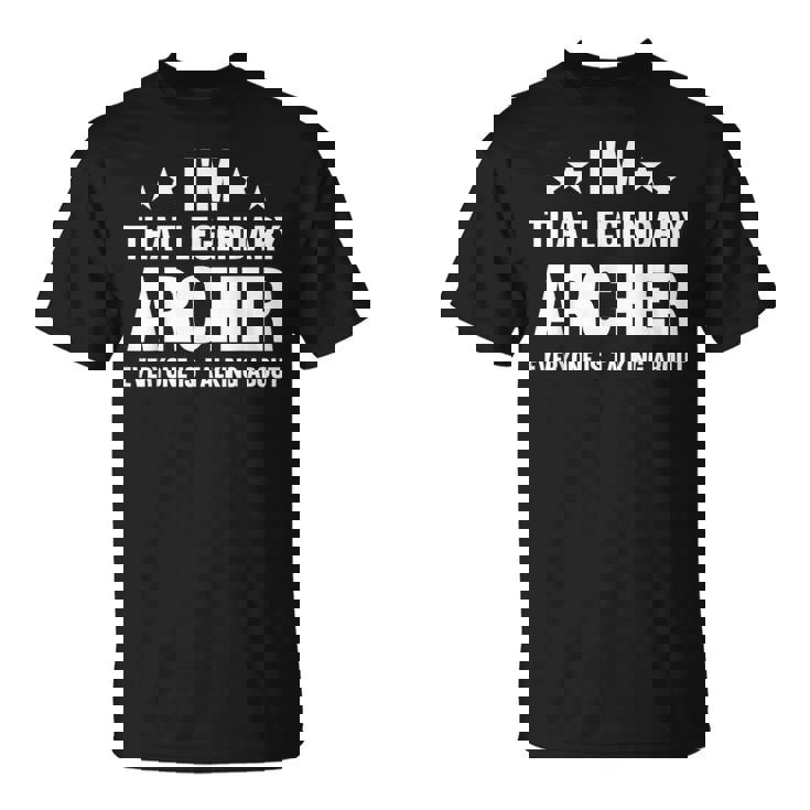 アーチャー 個人名 I'm That Legendary Archer Tシャツ