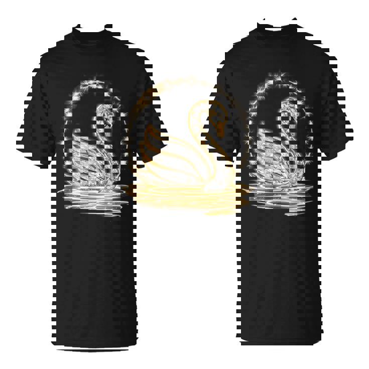 アート プリント モチーフとしての美しい白鳥、ギフトのアイデア Tシャツ