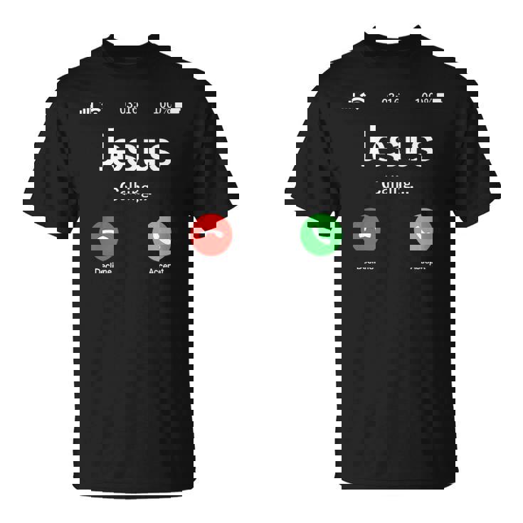 イエスは天国から呼びかけている-クリスチャンリビング Tシャツ